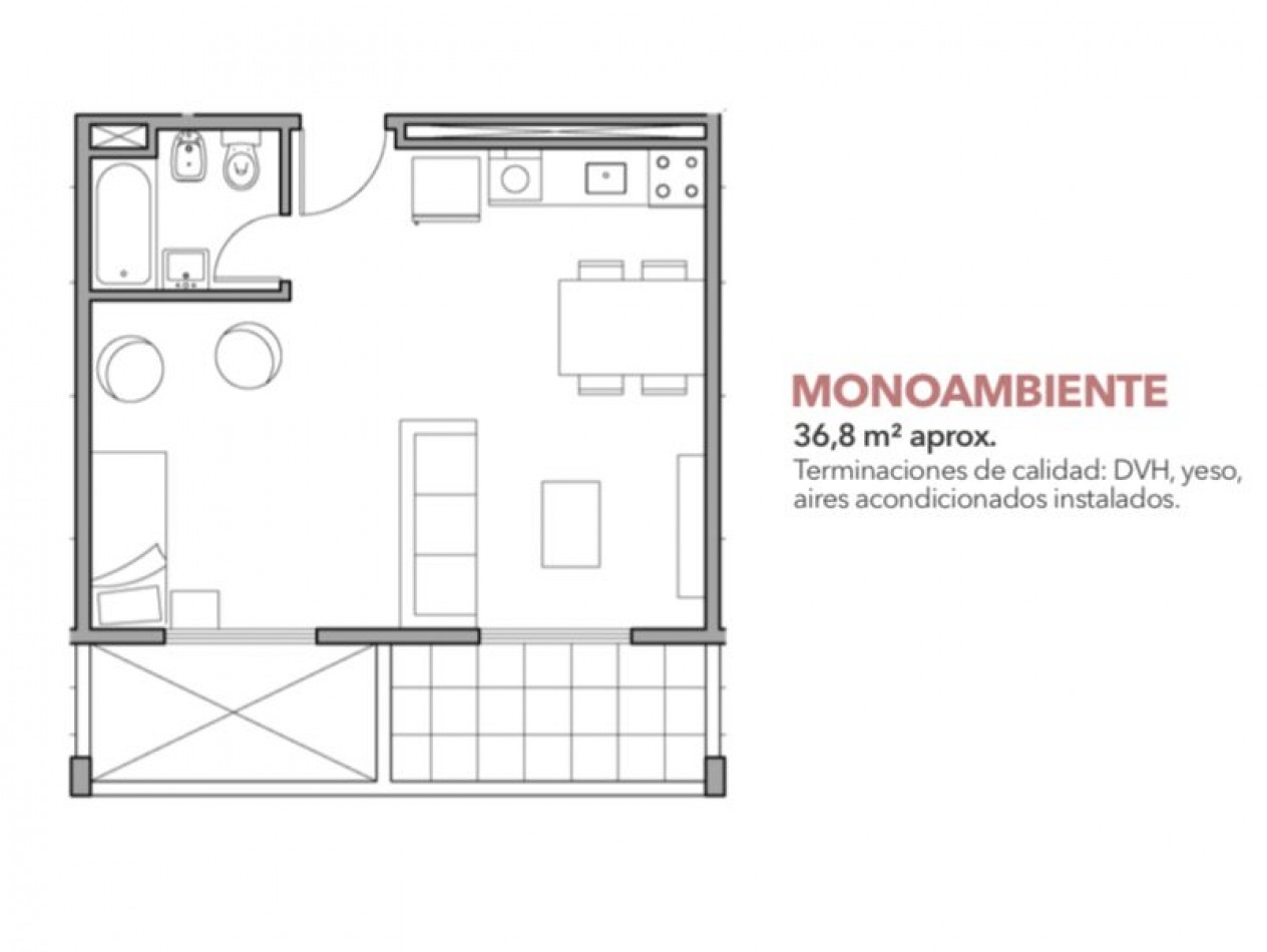 MONOAMBIENTE EN VENTA DE POZO SAN MIGUEL 